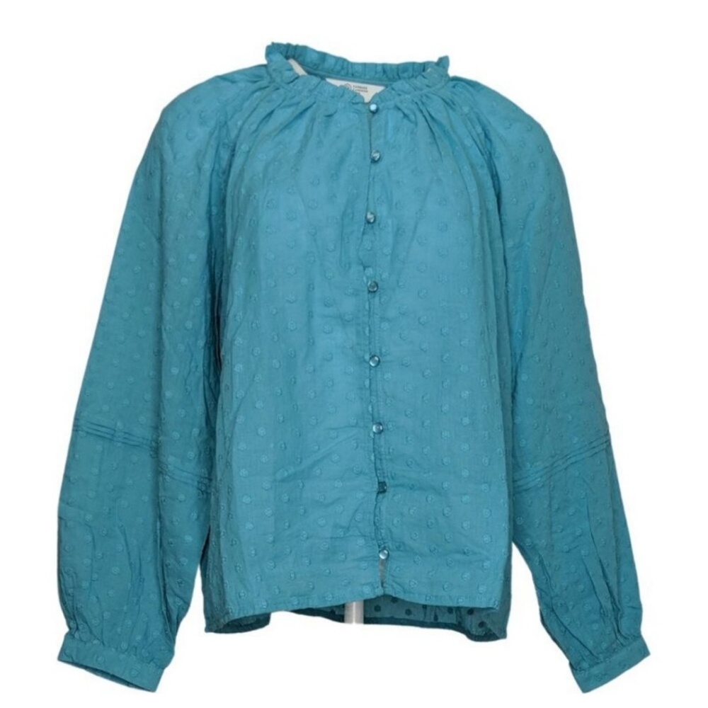 Candace Cameron Bure Peasant Blouse Size Medium